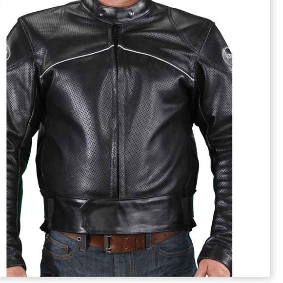 Vanson Hurricane Mark 2 leather motorcycle performance jacket. - Picture 3 of 12